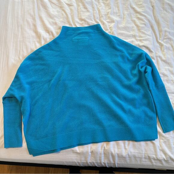 Anthropologie Maeve The Shea Oversized Cashmere Sweater Blue - Picture 10 of 11